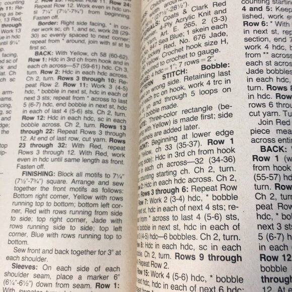 Womans Day Granny Squares & Crafts Magazine September 1986 - Picture 8 of 8